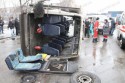 Перевернулся автобус: один человек погиб, 14 ранены!