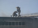 В Запорожье сгорели два офиса и полный пластика выставочный зал ФОТОрепортаж
