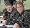 Министр обороны Украины Анатолий Гриценко прибыл с рабочей поездкой в Запорожский гарнизон