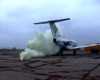 В запорожском аэропорту тушили ЯК-40