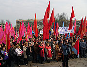 В Запорожье состоялся пятитысячный митинг сторонников Коалиции