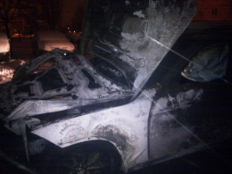Кто сжёг машину парня, у которого был конфликт с охраной Евромайдана