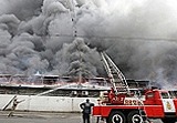 В центре Запорожья сожгли магазин