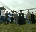 Священники Украины, России и Белоруссии освятили Запорожье с... вертолёта