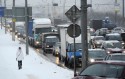 Первый снег в Запорожье: ДТП и пробки на дорогах
