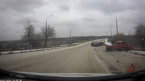 ДТП в Запорожье на Арочном мосту - ФОТО