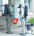 Спасатели МЧС нейтрализовали разлив серной кислоты в Запорожье