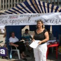 Возле Запорожской облгосадминистрации митингуют торговцы авторынка