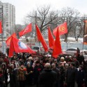 Запорожцы почтили память Сталина - ФОТО
