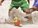 В Чемпионате города по пляжному футболу 'Арника' и 'Россо-Неро' уверенно побеждают
