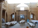 На территории взорванного храма в Запорожье завершается строительство стен новой церкви-ФОТОрепортаж