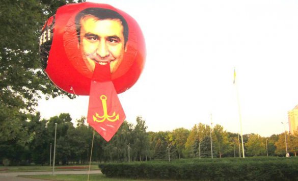 В Одессе Михаилу Саакашвили устроили «проводы»