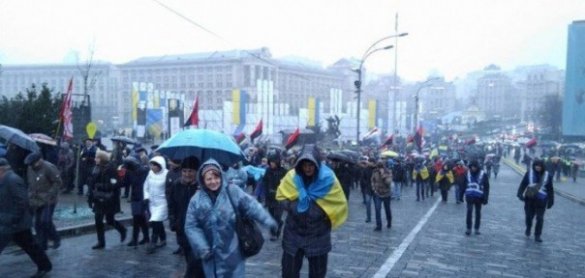 Сторонники Саакашвили на митинге в Киеве выдвинули четыре требования к Верховной раде