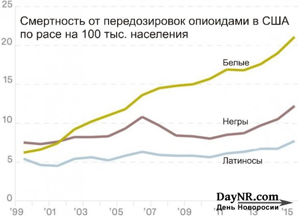 Опиоидная эпидемия в США продолжает буйствовать и края не видно