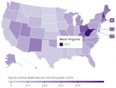 Опиоидная эпидемия в США продолжает буйствовать и края не видно