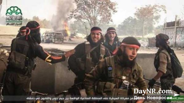 Проамериканские террористы готовятся к походу на Дамаск и применению химического оружия