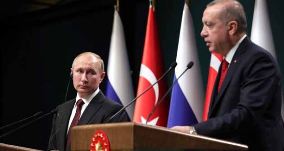 Совместная пресс-конференция Владимира Путина и Реджепа Тайипа Эрдогана
