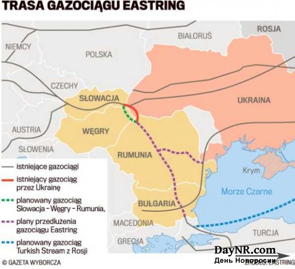 Европа создаёт трубопровод в обход Украины