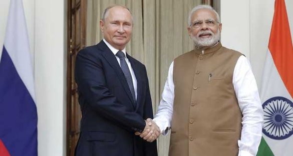 Пресс-конференция Путина и Нарендры Моди по итогу переговоров