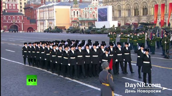 Реконструкция военного парада 1941 года на Красной площади