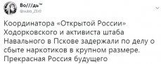 Чете либеральных оппозиционеров грозит до 12 лет колонии за сбыт наркоты в крупном размере