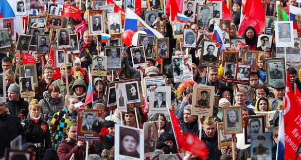 Нет никакого запрета Знамени Победы и портретов Сталина на Бессмертном полку